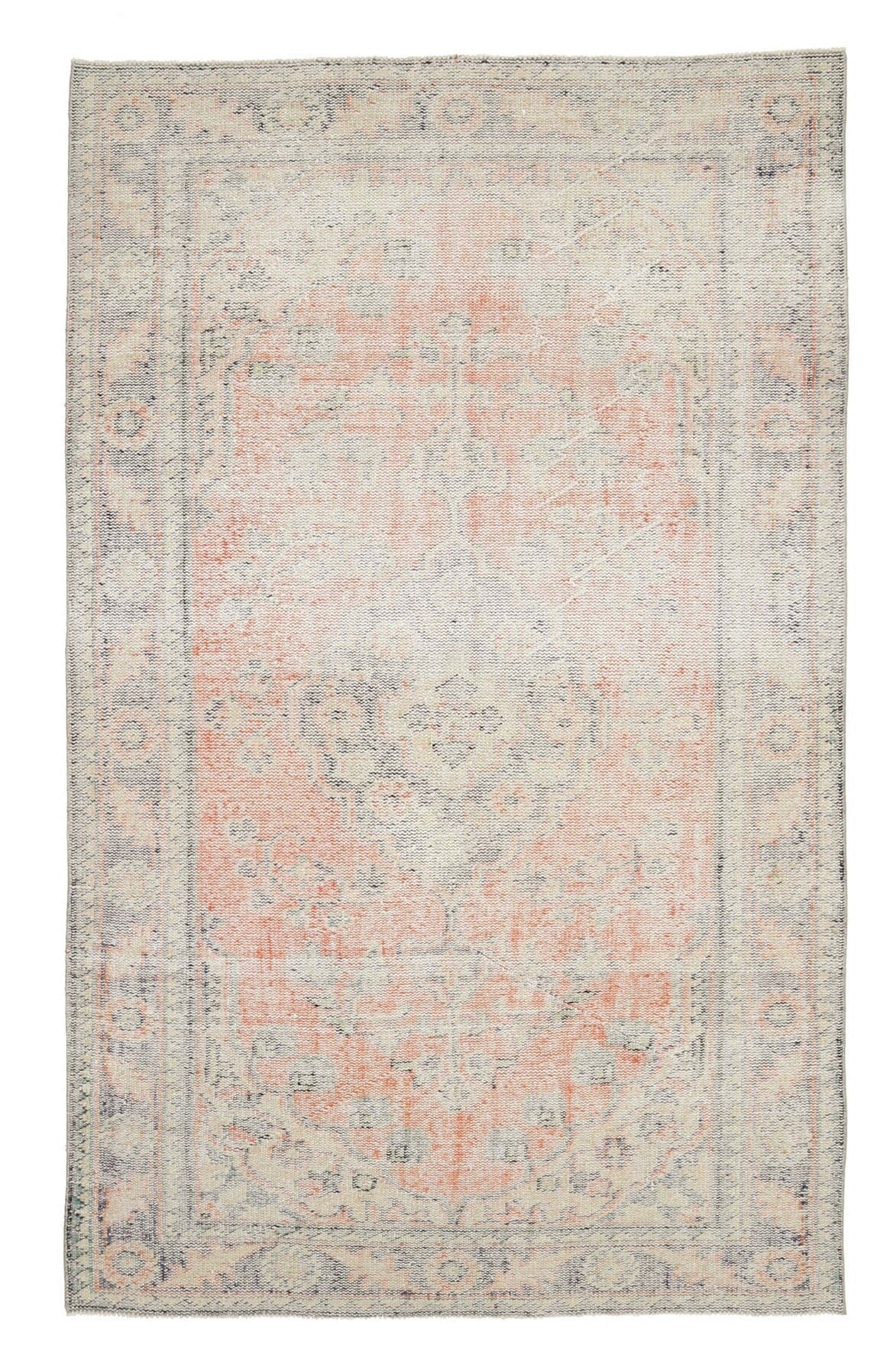 Faded Pink Anatolian Vintage Area Rug