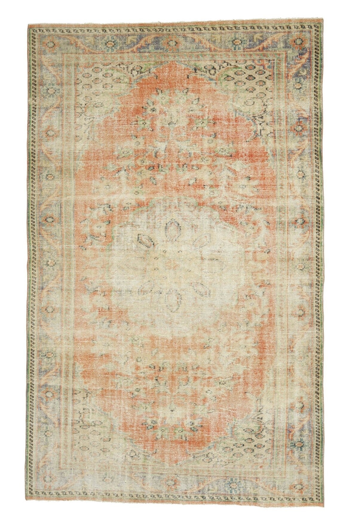 Vintage Oriental Area Anatolian Rug
