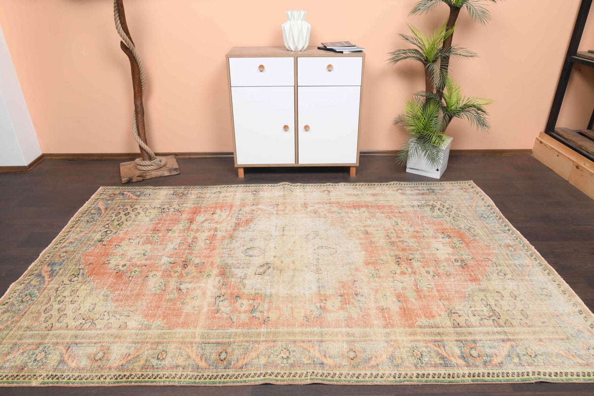 Vintage Oriental Area Anatolian Rug