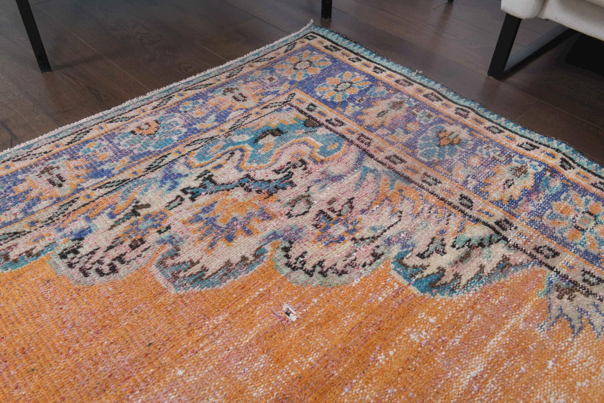 Tek parça el dokuma vintage halı 185x290 cm (5,37 m²) – Pera Halı