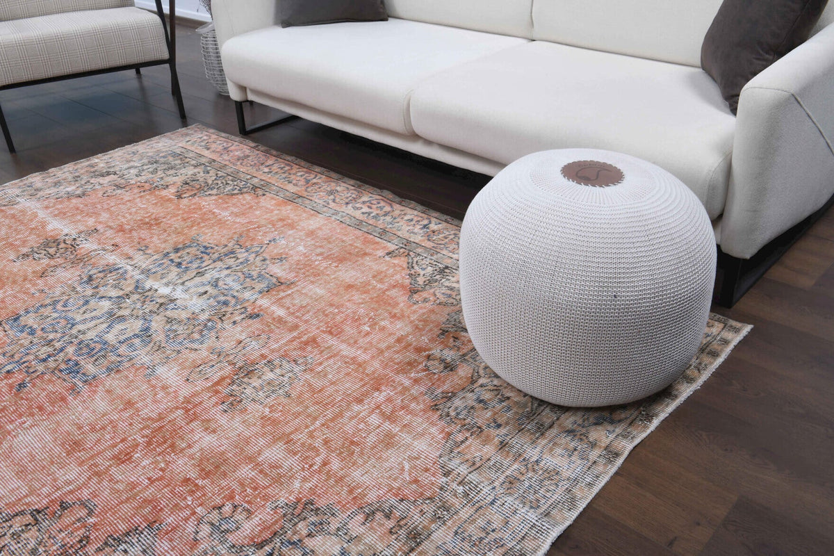 Vintage Area Oushak Rug