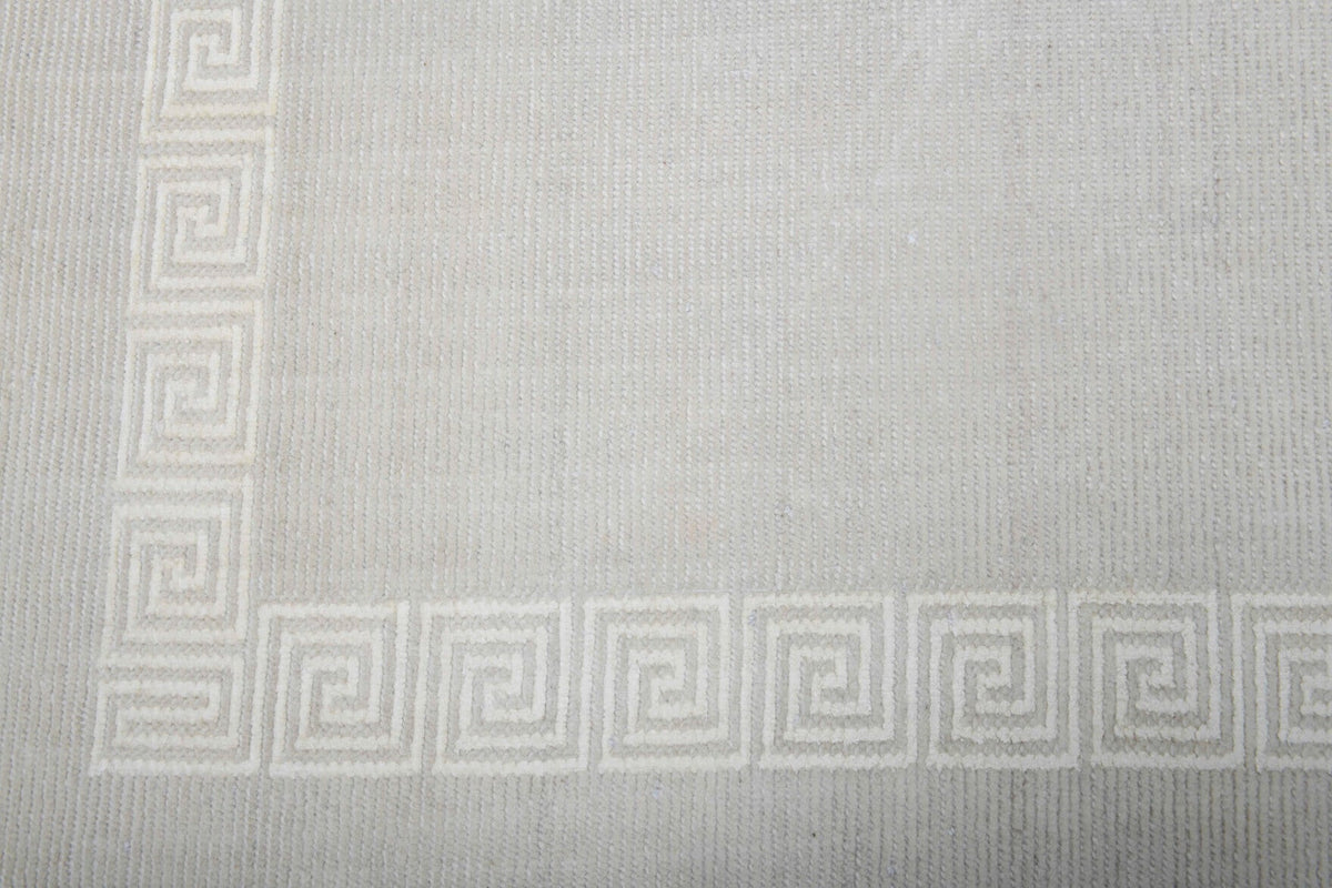 Antique Greek Key Area Kilim Rug
