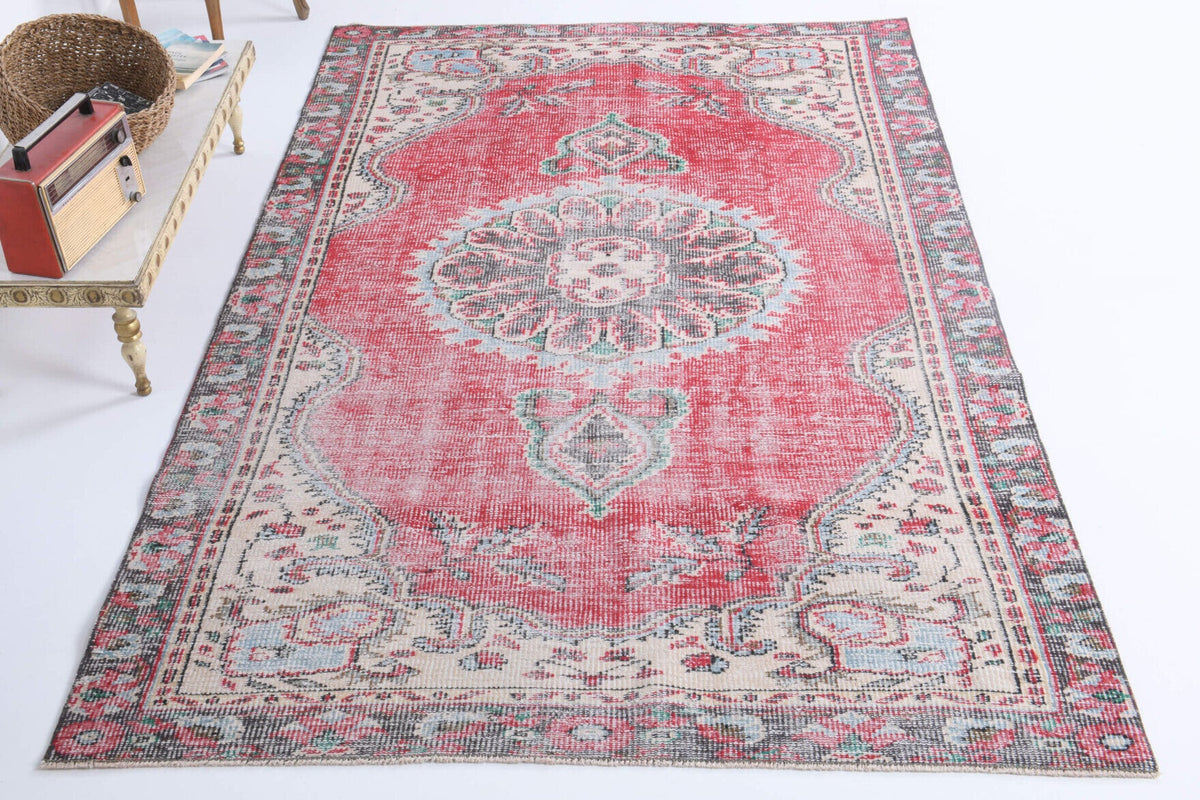 Vintage Anatolian Living Room Rug