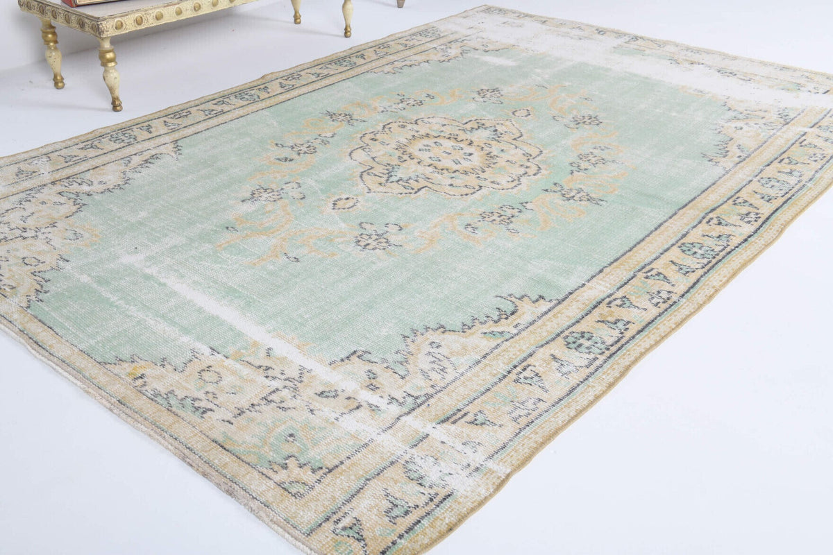 Authentic Antique Oushak Area Rug