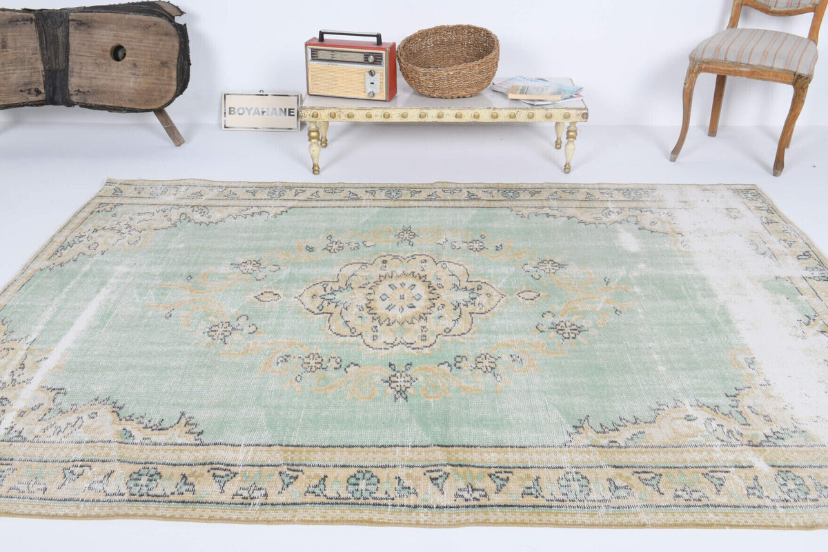 Authentic Antique Oushak Area Rug