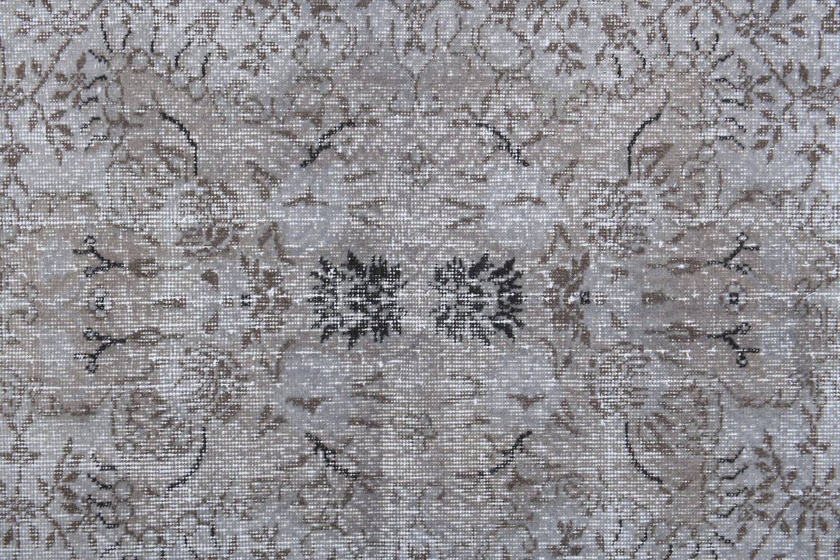Antique Floral Area Hereke Rug