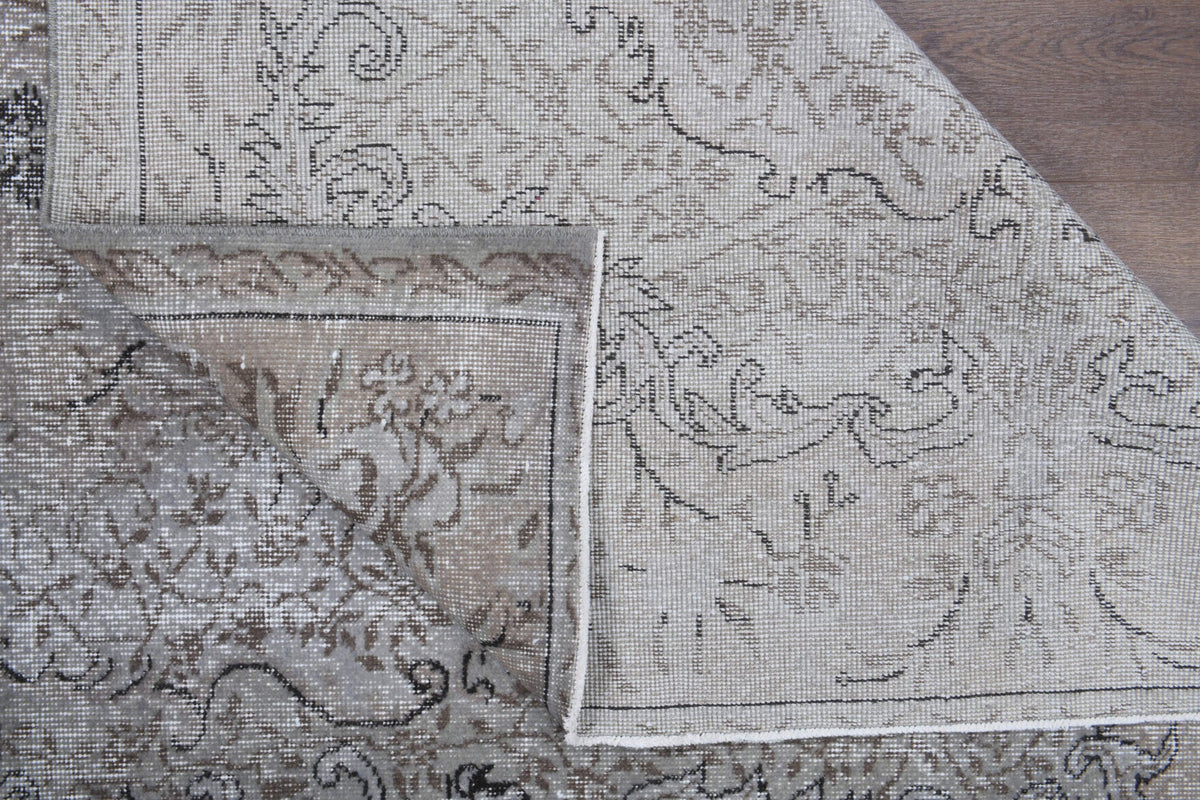 Antique Floral Area Hereke Rug