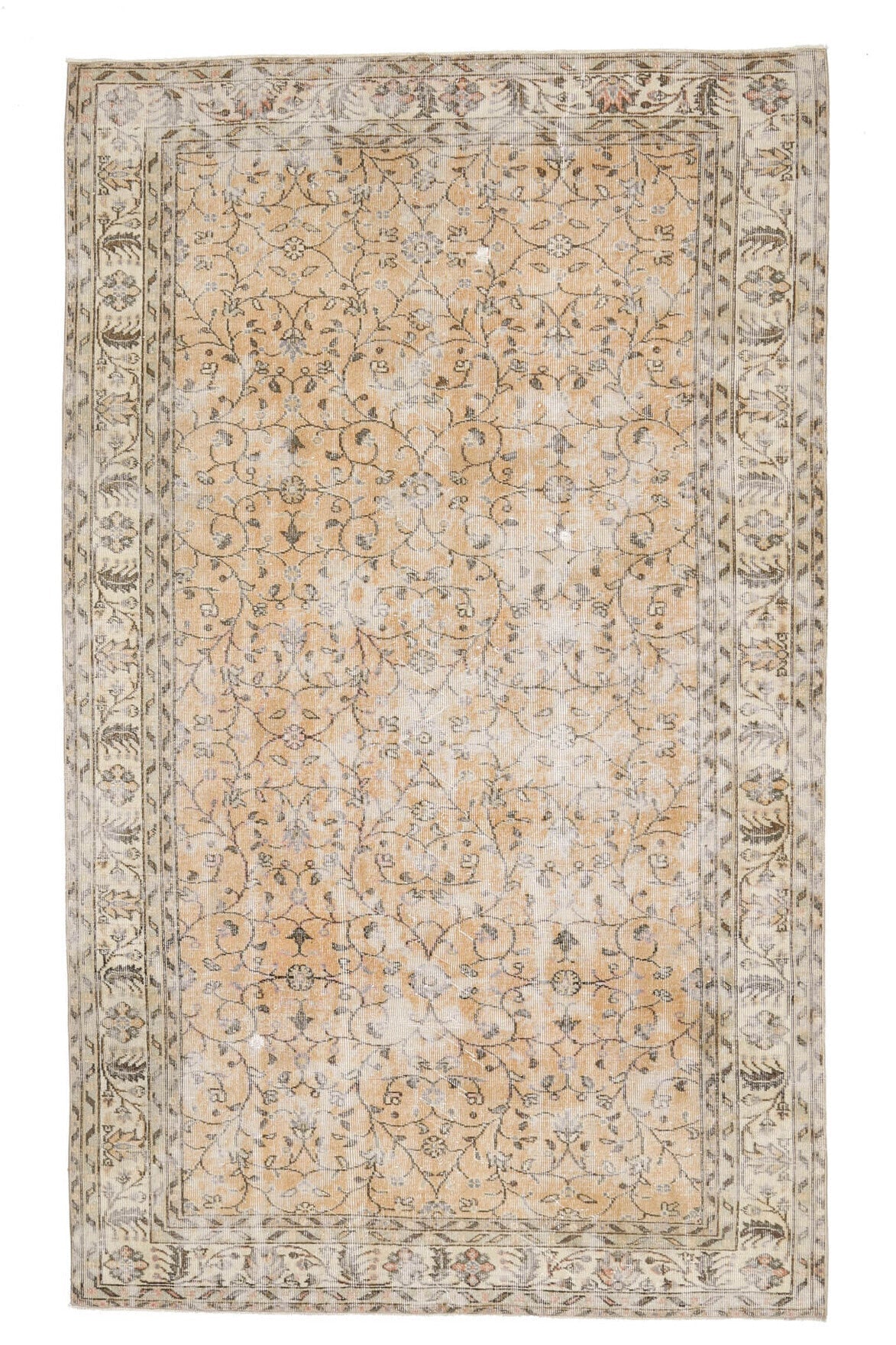 Vintage Floral Hereke Area Rug