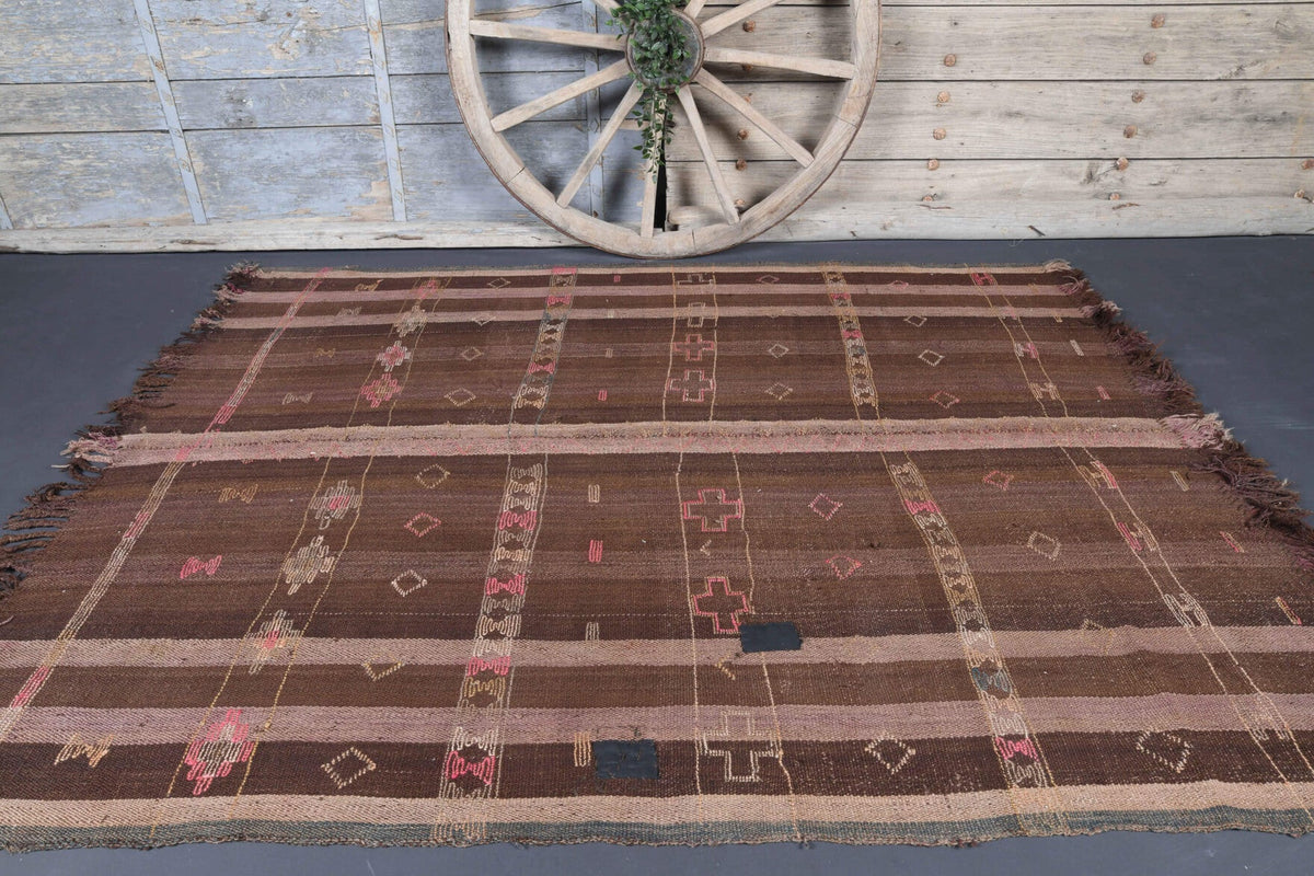 Tek parça el dokuma vintage kilim 185x230 cm (4,25 m²) – Pera Halı