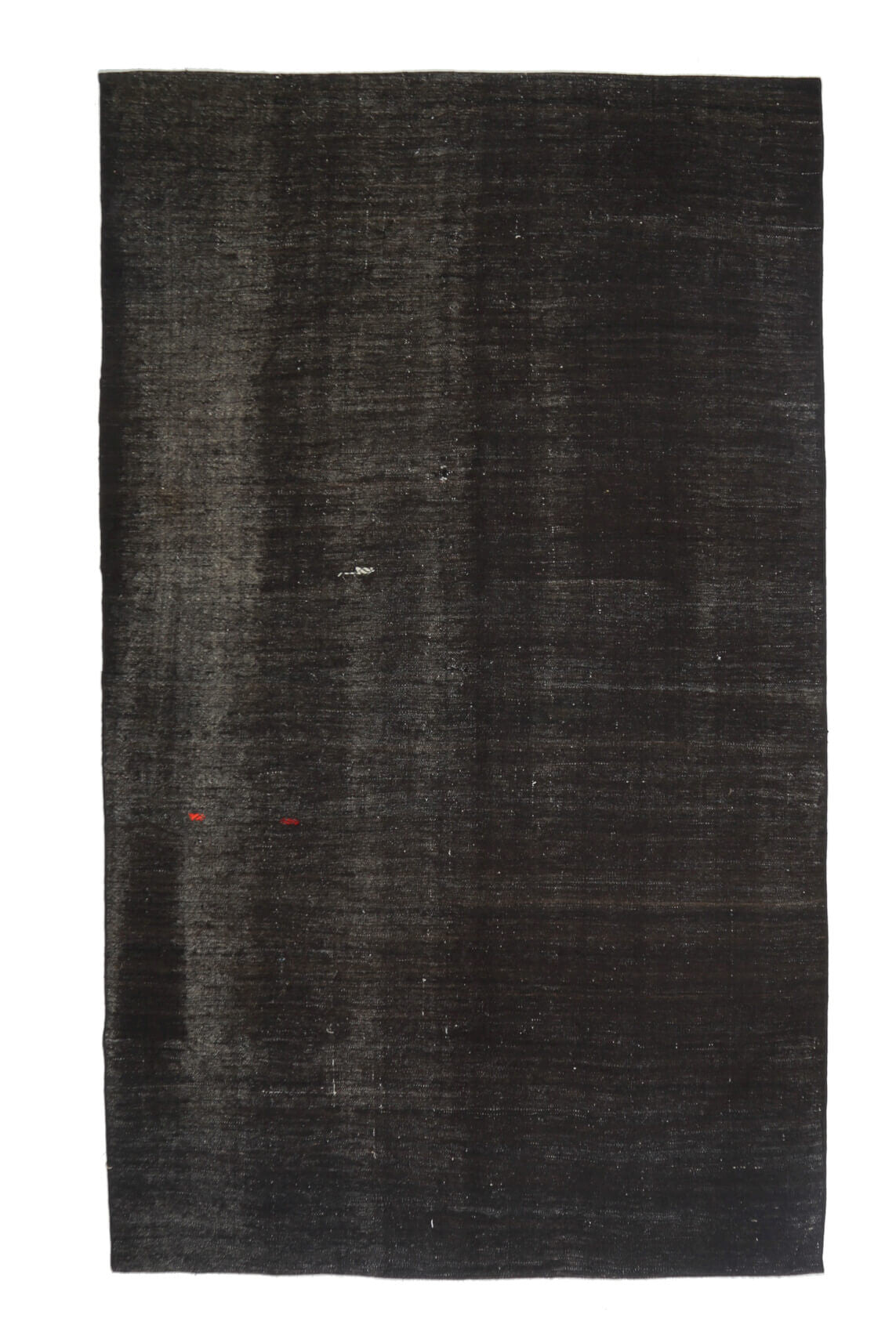 El yapımı vintage halı 196x330 cm düz desenli yün - açık alan görünümü
