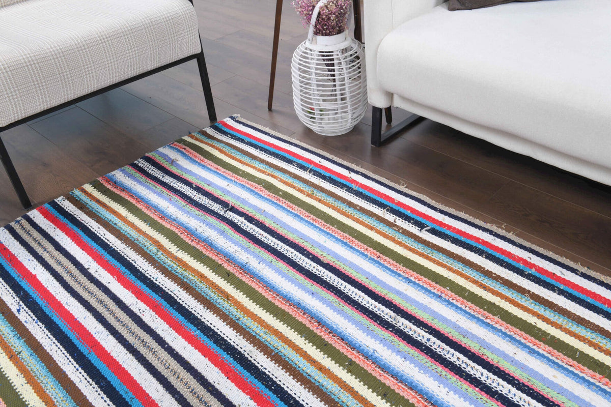 Tek parça el dokuma vintage kilim 161x323 cm (5,2 m²) – Pera Halı