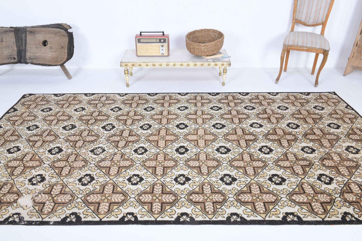 Tek parça el dokuma vintage halı 158x300 cm (4,74 m²) – Pera Halı