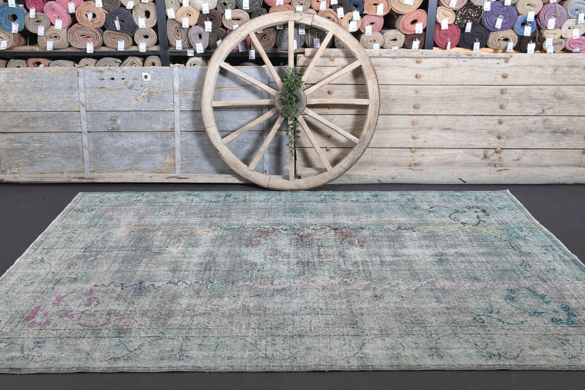 Tek parça el dokuma vintage halı 176x284 cm (5 m²) – Pera Halı