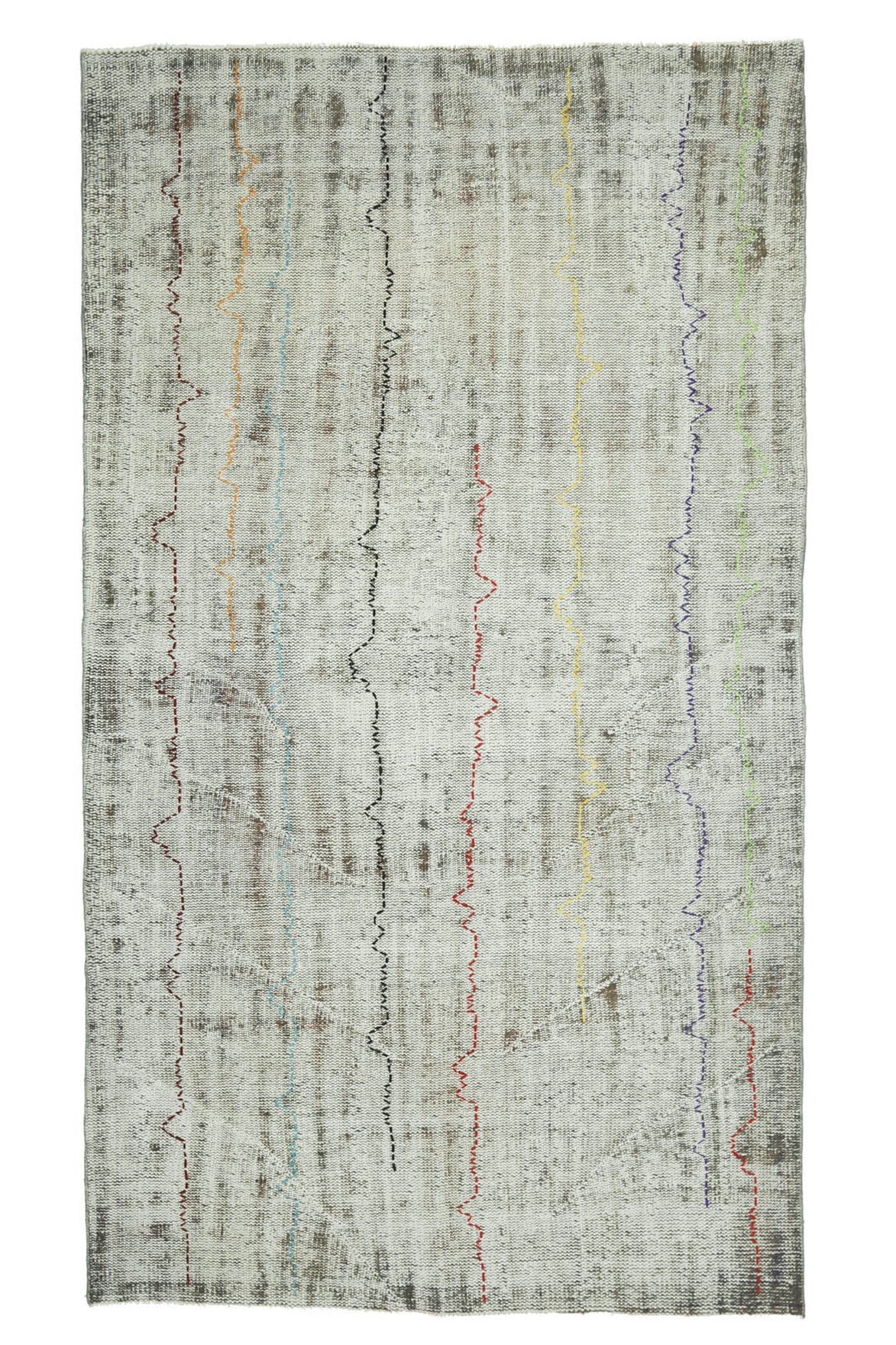Antique Distressed Area Rug