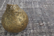1970'lerden Anadolu kökenli düz zeminli el dokuma vintage halı, 188x302 cm