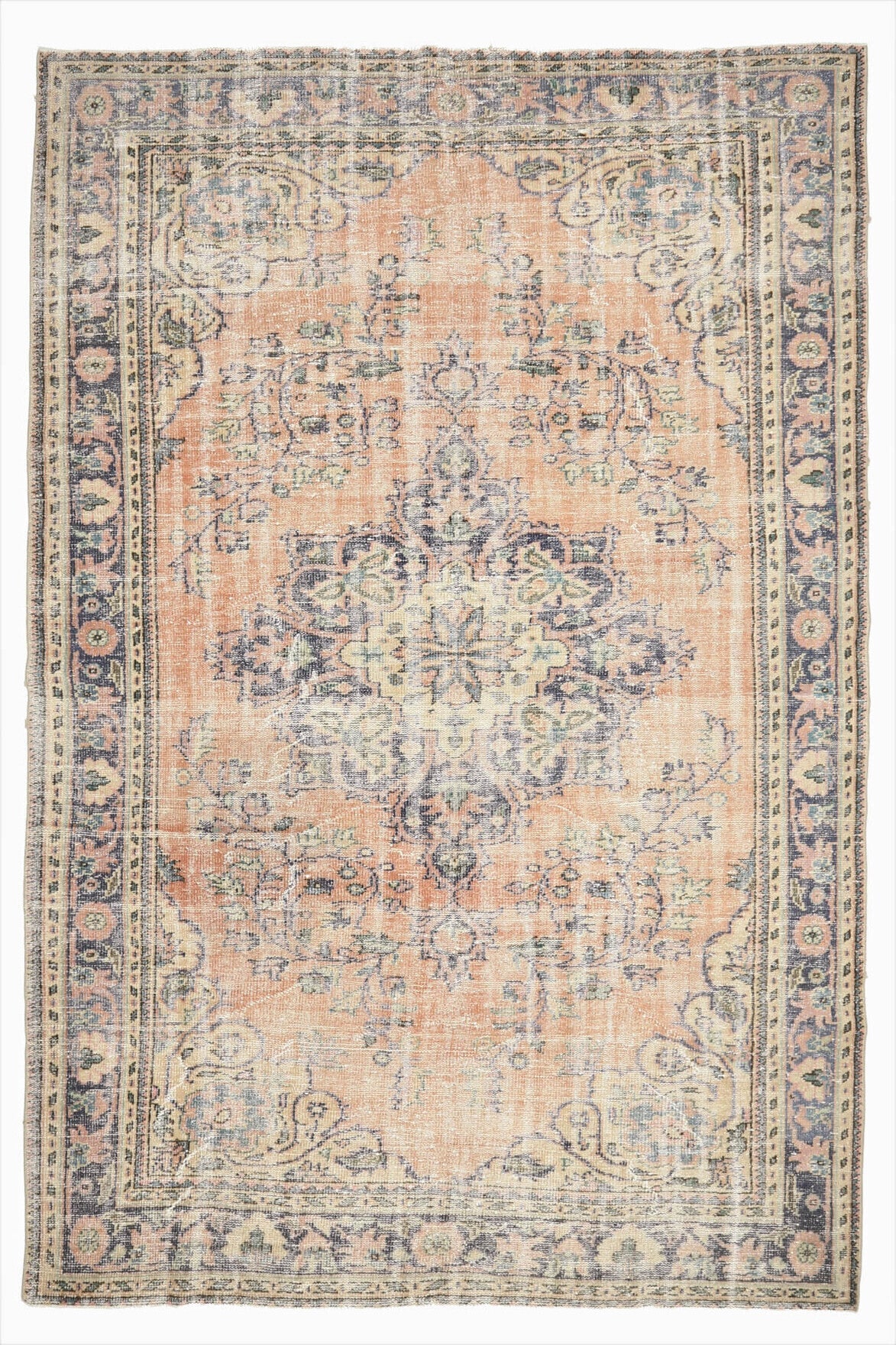 Vintage Oriental Area Anatolian Rug