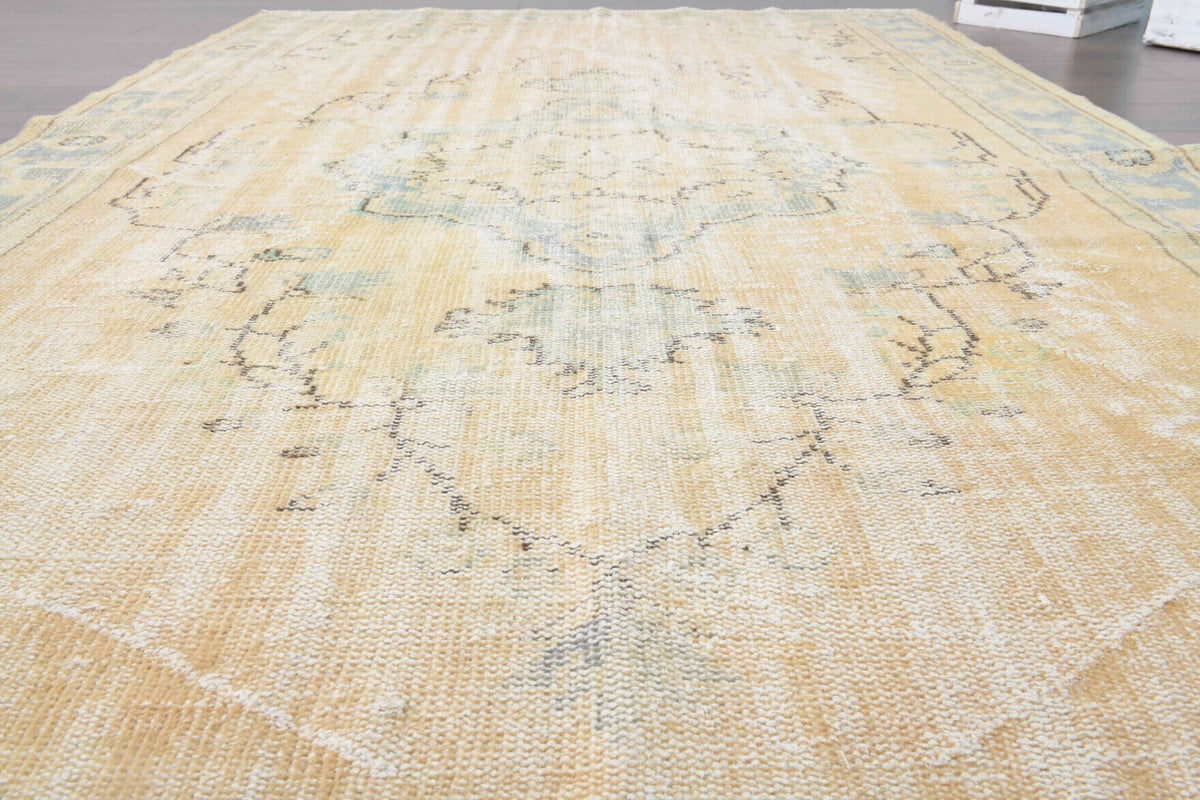 1960s Vintage Oushak Area Rug