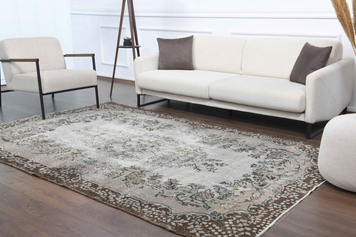Tek parça el dokuma vintage halı 184x289 cm (5,32 m²) – Pera Halı