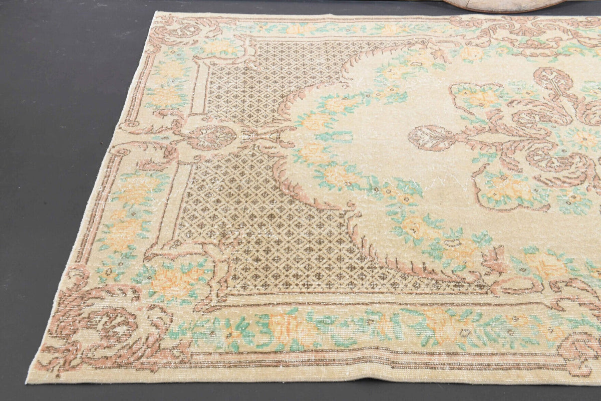 Tek parça el dokuma vintage halı 182x286 cm (5,21 m²) – Pera Halı