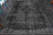 1970'lerden Anadolu kökenli oryantal desenli el dokuma vintage halı, 167x280 cm