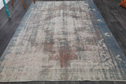 1950'lerden Anadolu kökenli oryantal desenli el dokuma vintage halı, 180x283 cm