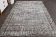 1970'lerden Anadolu kökenli oryantal desenli el dokuma vintage halı, 199x305 cm