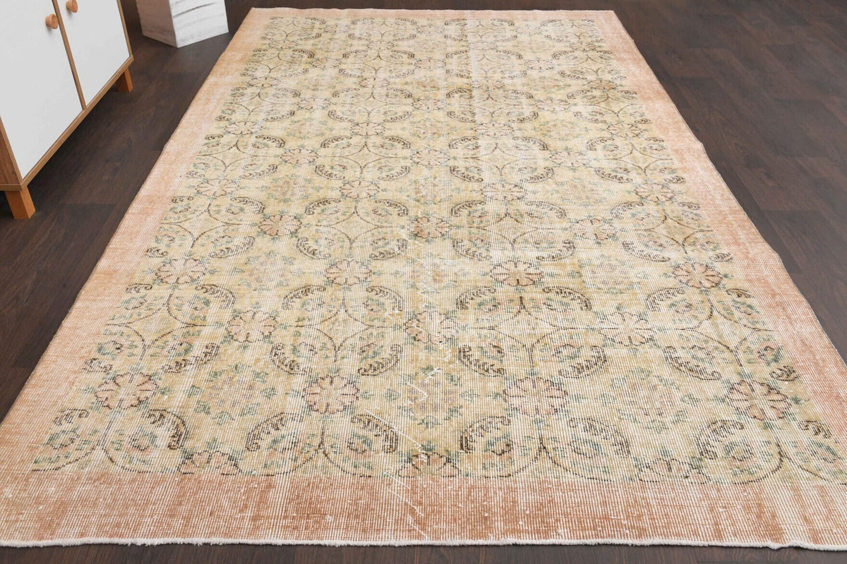 Bordered Antique Hereke Area Rug
