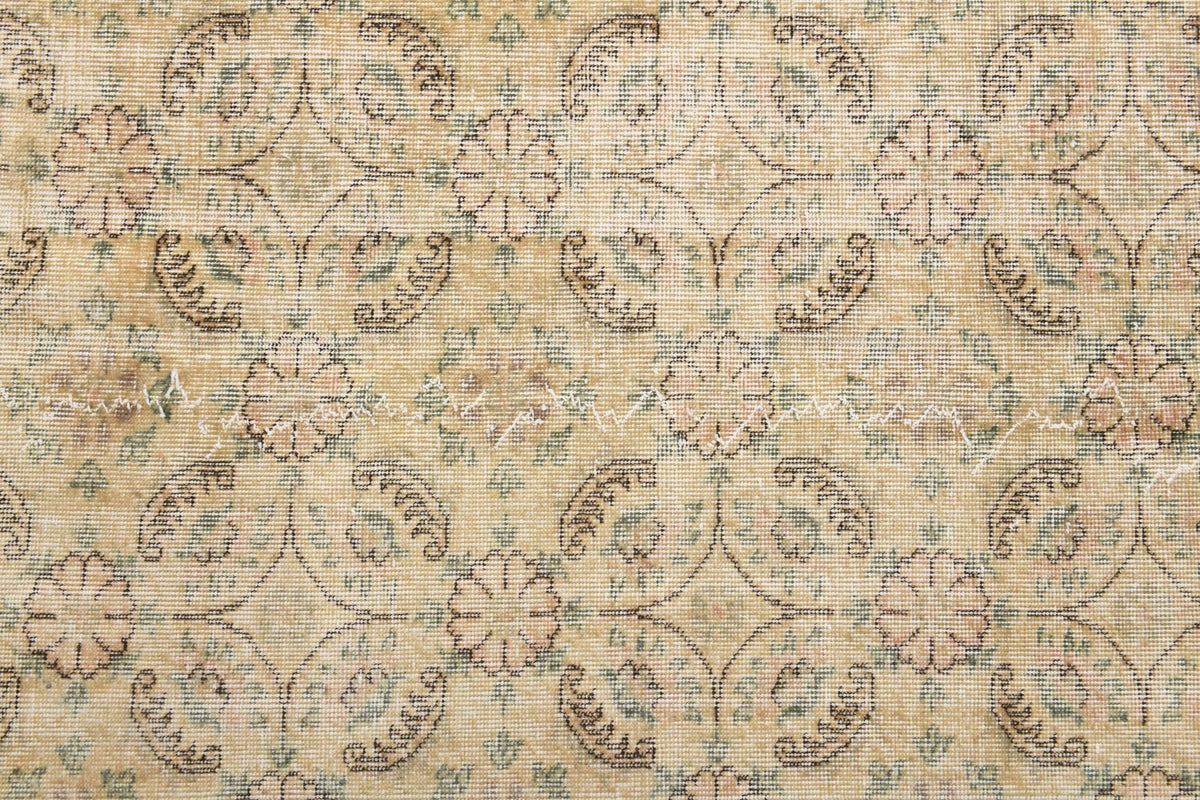 Bordered Antique Hereke Area Rug