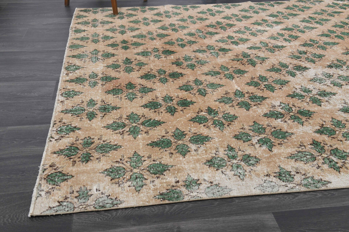 Tek parça el dokuma vintage halı 212x275 cm (5,83 m²) – Pera Halı