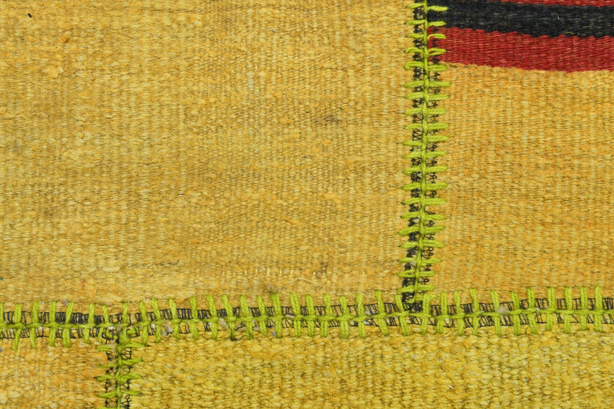 12,15 m² patchwork vintage halı – Anadolu, 1970'ler