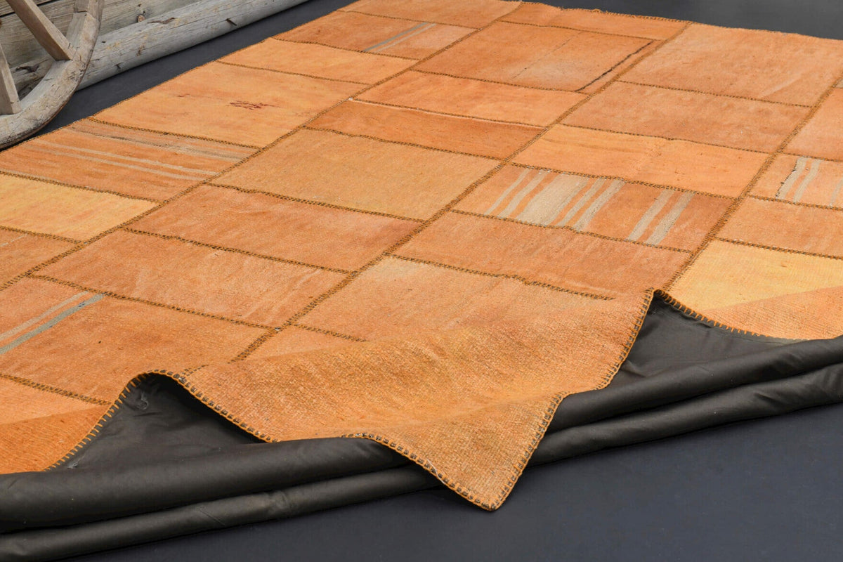 Patchwork vintage halı 285x400 cm, 5 mm hav, yün
