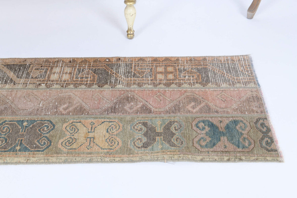 Tek parça patchwork vintage yolluk 51x181 cm (0,92 m²) – Pera Halı
