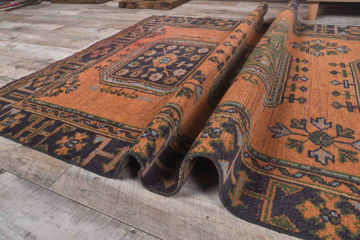 Oushak Vintage Runner Rug
