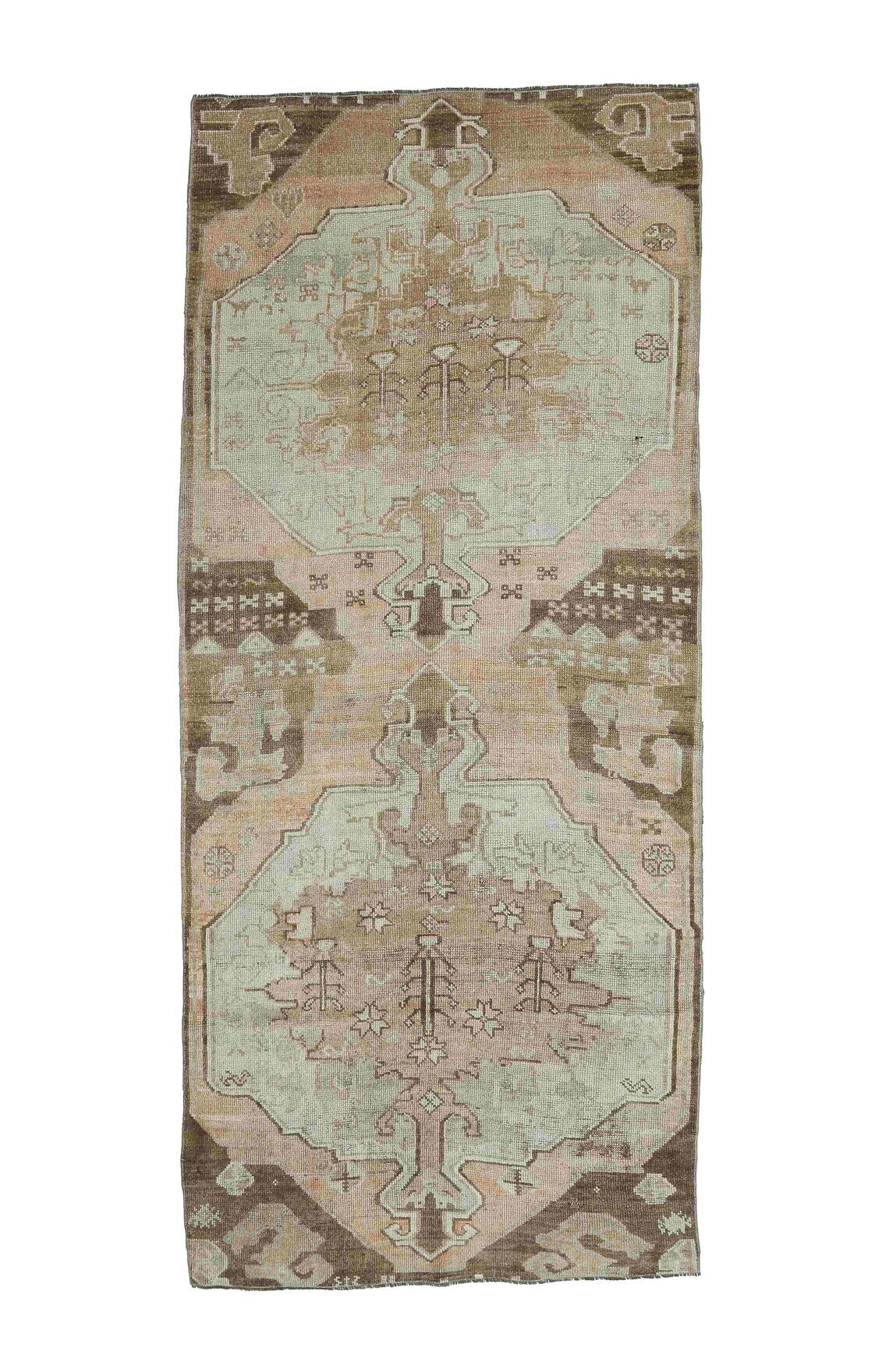 Boho Decor Oushak Runner Rug