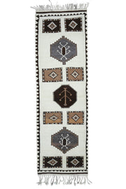 White Vintage Runner Rug