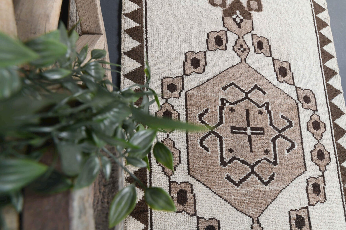 Vintage Oushak Runner Rug