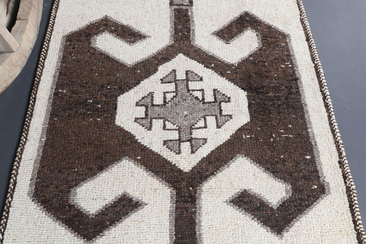 Bohemian Oushak Vintage Runner Rug