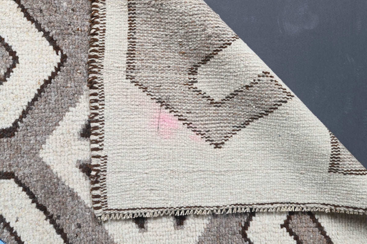 Bohemian Oushak Vintage Runner Rug