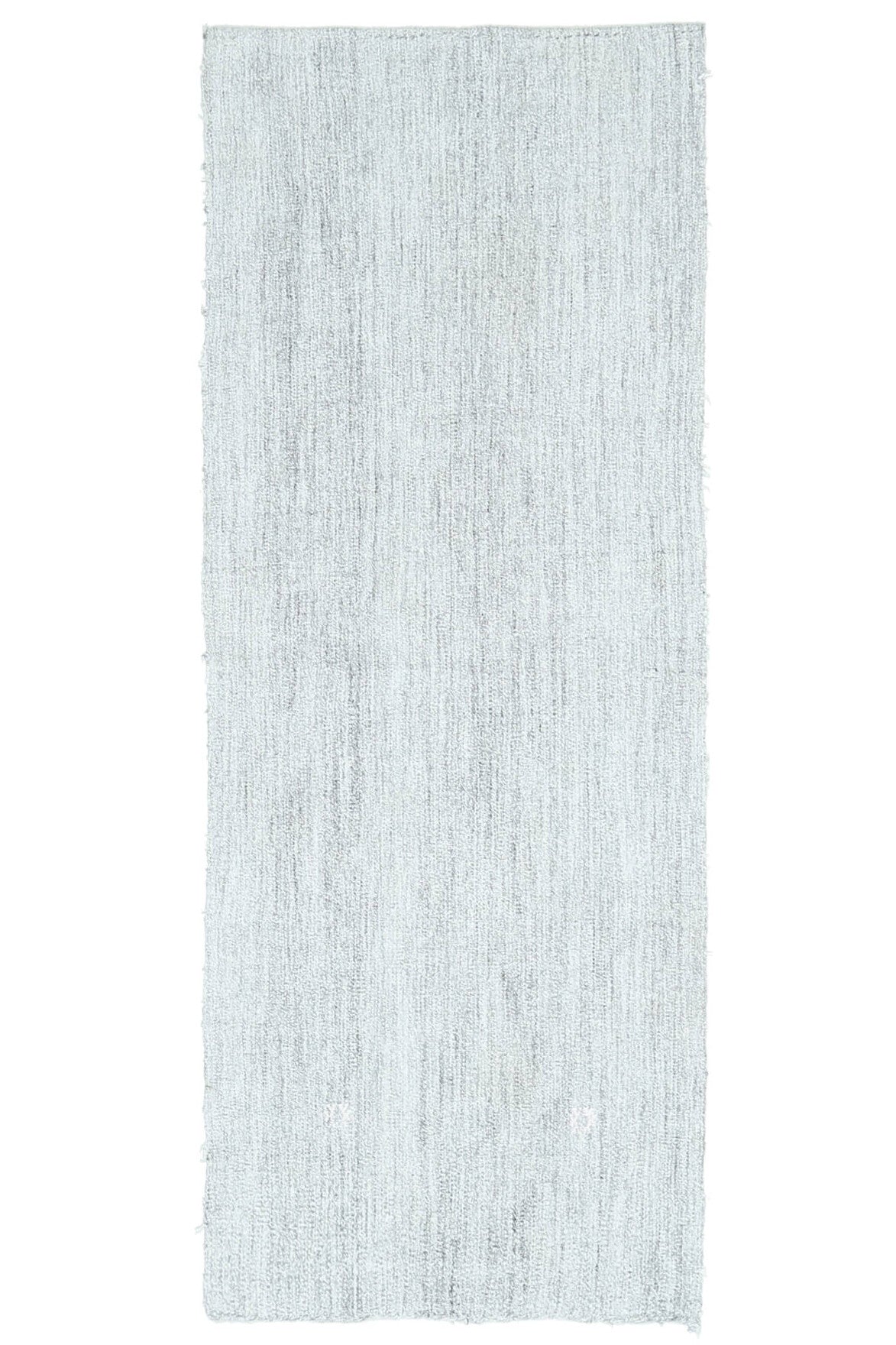 82x213 cm beyaz kilim motifli vintage kilim yolluk – üstten tam görünüm