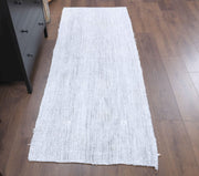 1960'lardan Anadolu kökenli kilim motifli vintage kilim yolluk, 82x213 cm