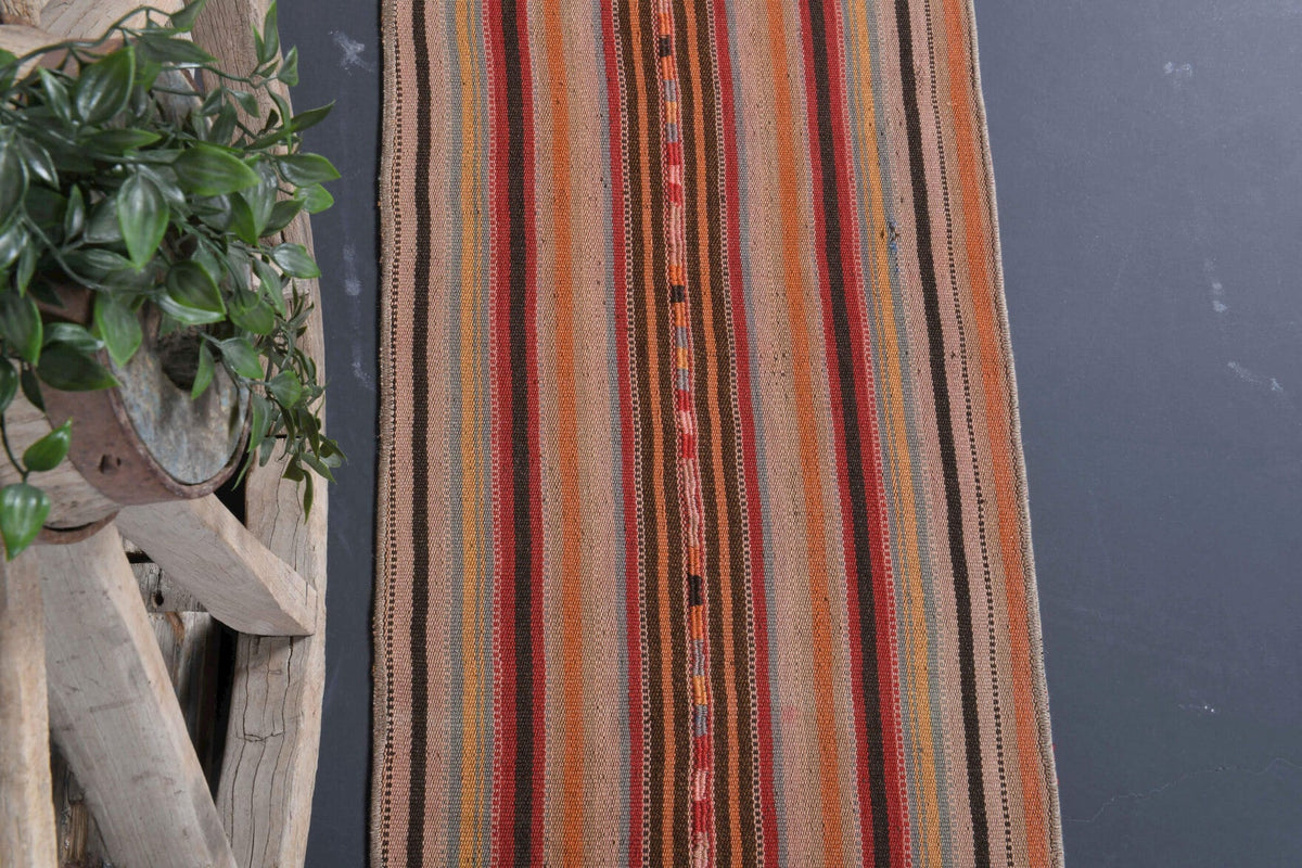Tek parça vintage kilim yolluk 53x220 cm (1,17 m²) – Pera Halı