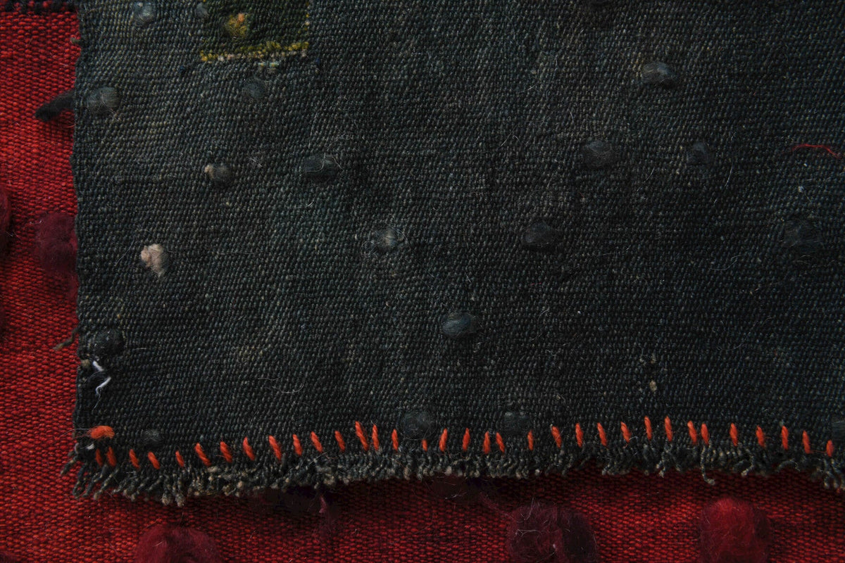 Red & Black Vintage Runner Rug