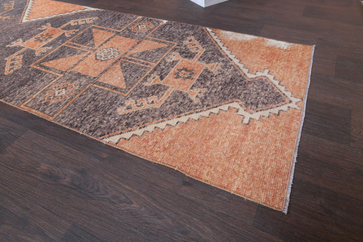Tek parça el dokuma vintage yolluk 80x394 cm (3,15 m²) – Pera Halı