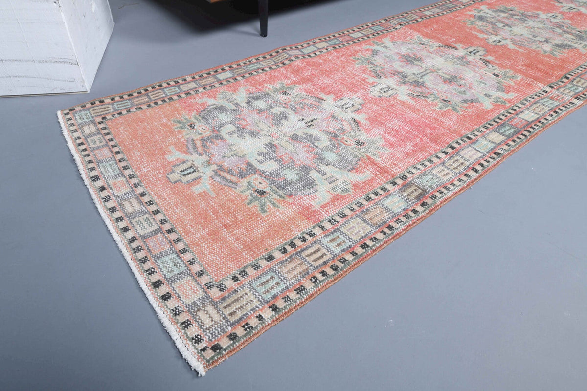 Tek parça el dokuma vintage yolluk 79x324 cm (2,56 m²) – Pera Halı
