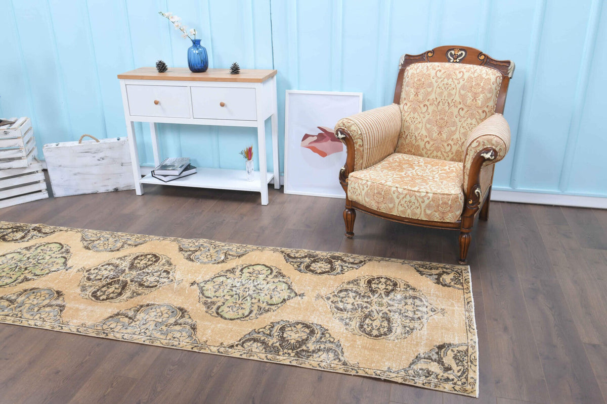 3,33 m² el dokuma vintage yolluk – Anadolu, 1970'ler