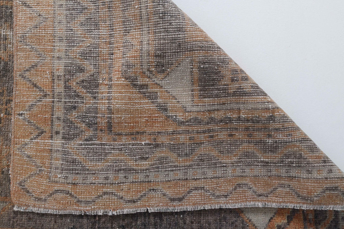 3,9 m² el dokuma vintage yolluk – Anadolu, 1970'ler