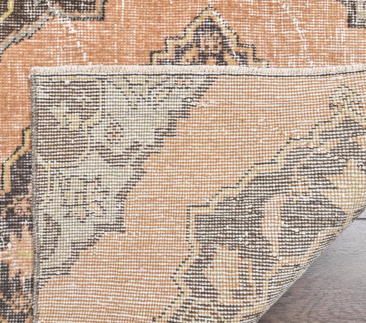 Vintage Small Oriental Oushak Rug