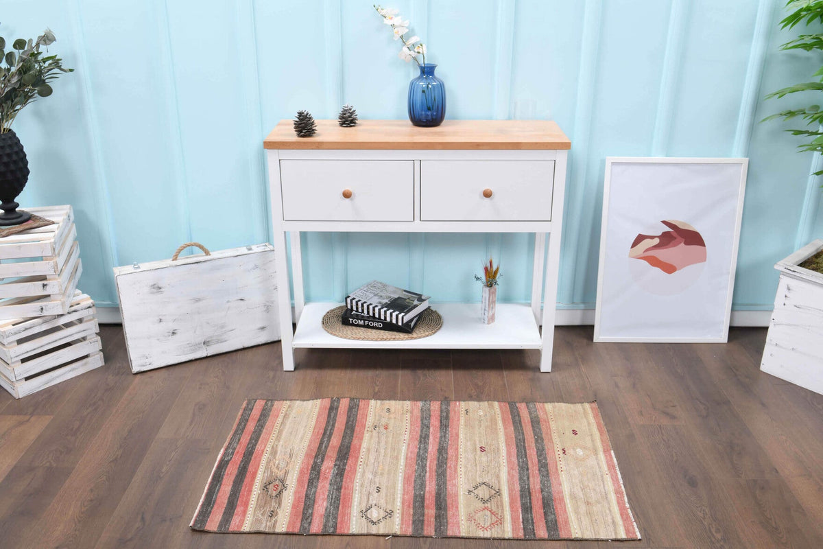 Vintage Small Kilim Rug