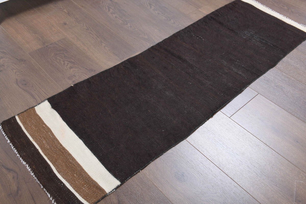 Tek parça vintage kilim yolluk 45x141 cm (0,63 m²) – Pera Halı