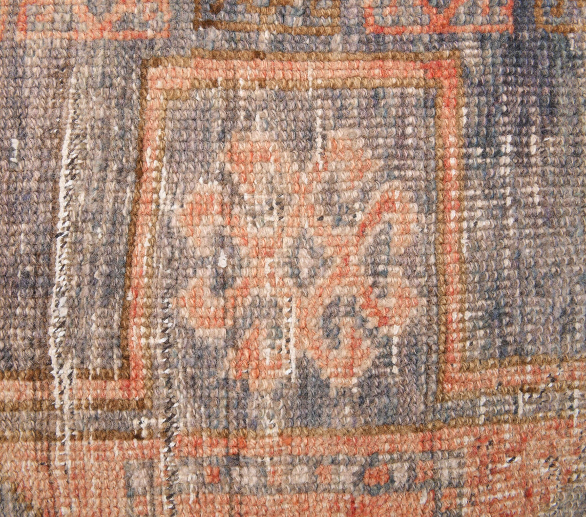 Vintage Oushak Red Rug